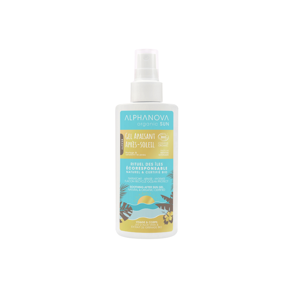 Alphanova Sun Sun bio soothing after-sun gel organic 125 Milliliter