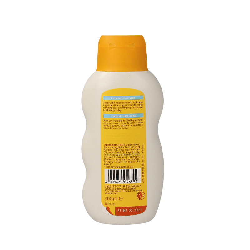 Weleda Calendula baby cremebad 200 Milliliter