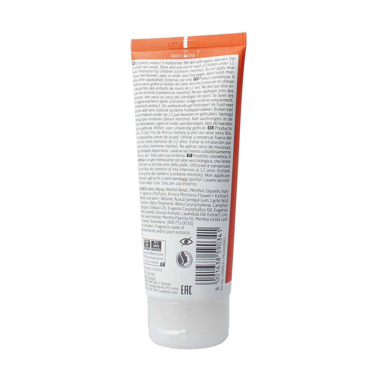Weleda Arnica cooling gel bio 100.00 Milliliter