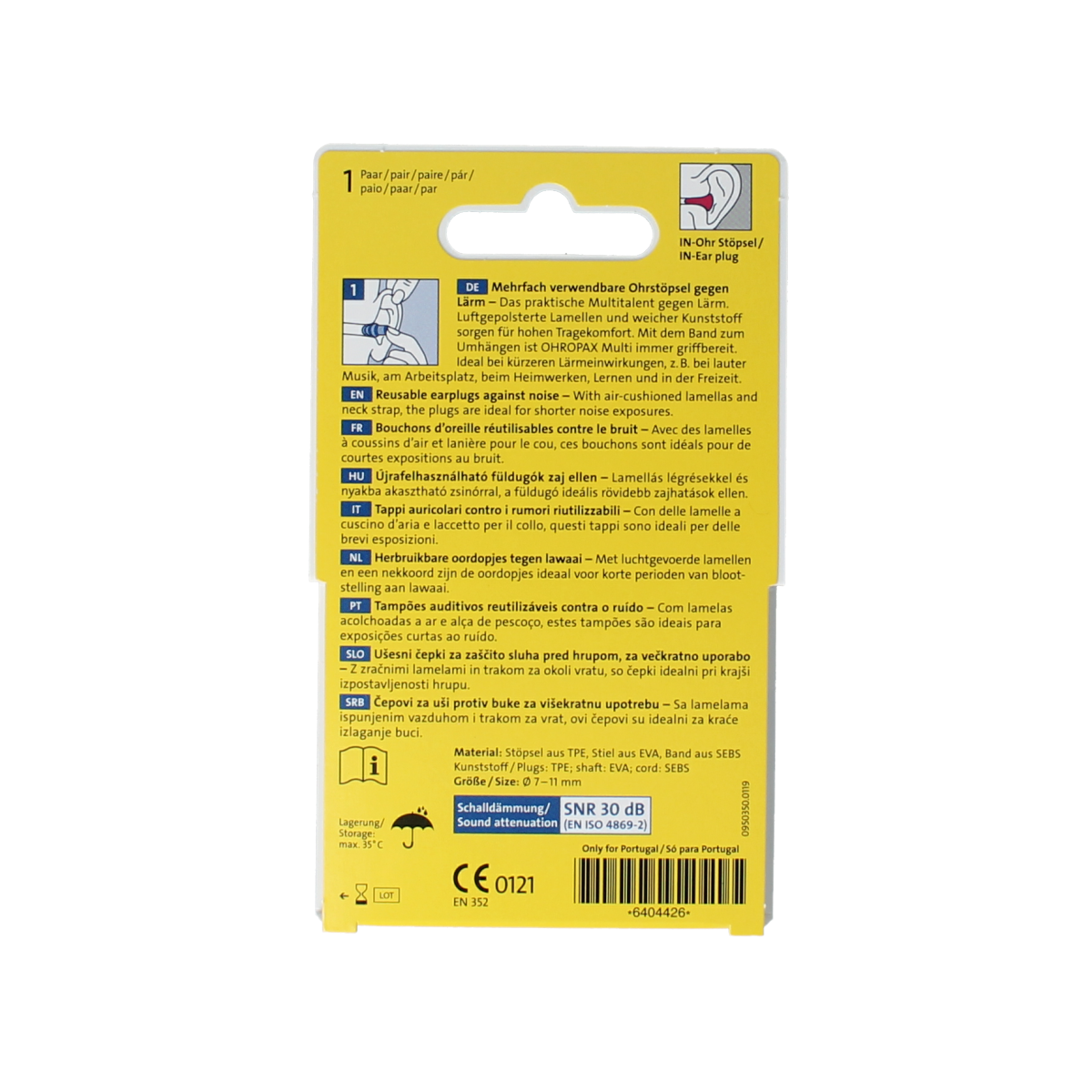 Ohropax Multi 1.00 Paar