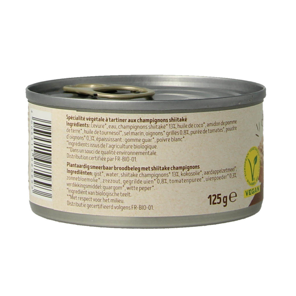 Tartex Pate champignon bio 125.00 Gram