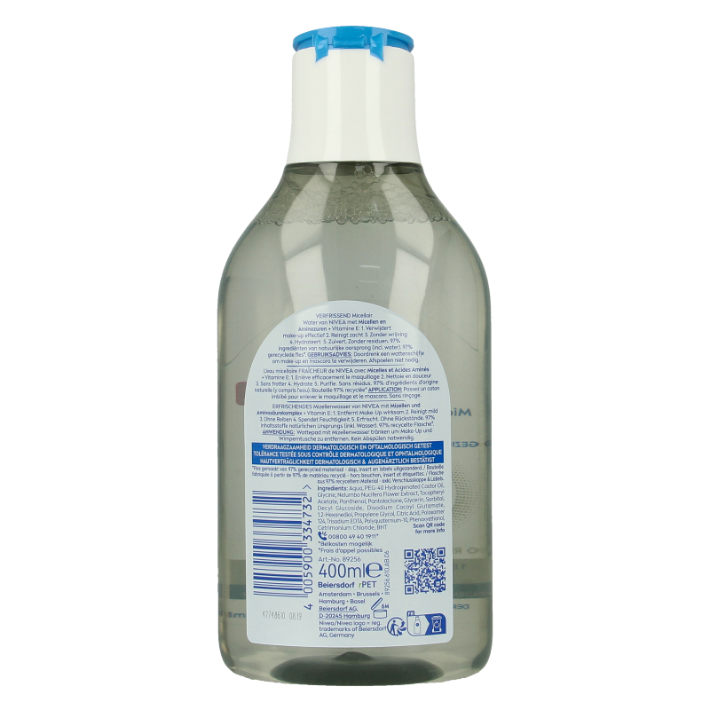Nivea Essentials micellair water 5-in-1 normale huid 400.00 Milliliter