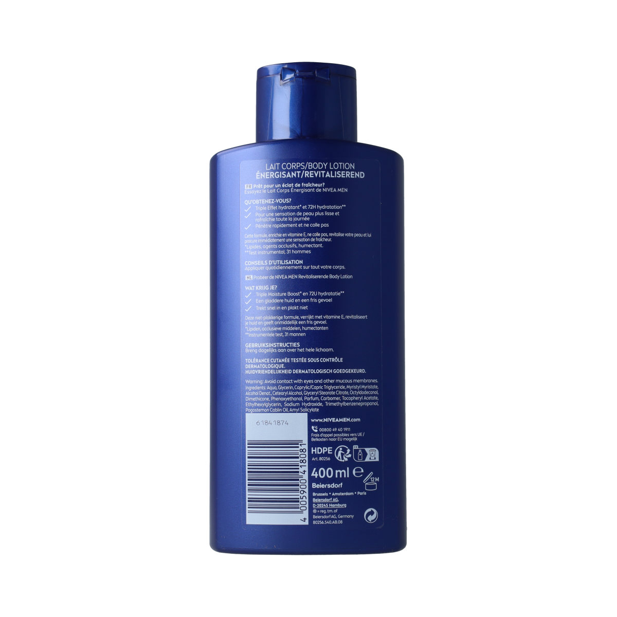 Nivea Men bodylotion revitaliserend / hydraterend 400.00 Milliliter