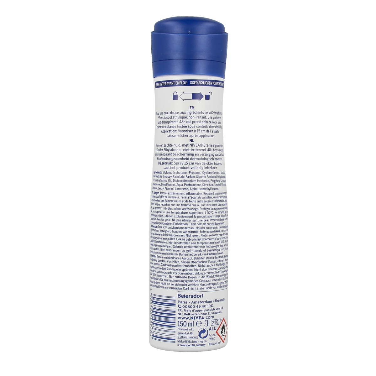 Nivea Deodorant spray protect & care 150.00 Milliliter