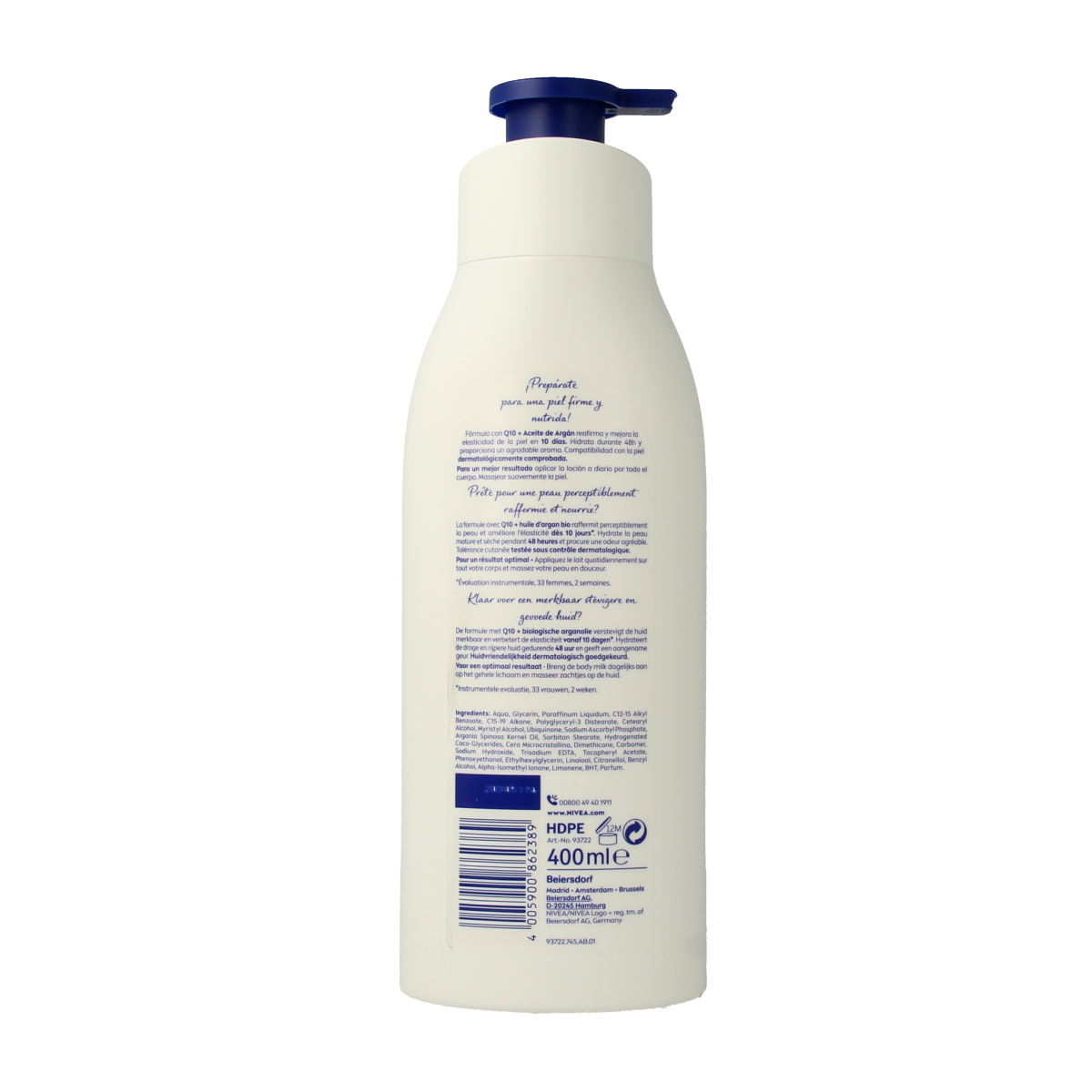 Nivea Body milk Q10 plus argan oil 400.00 Milliliter
