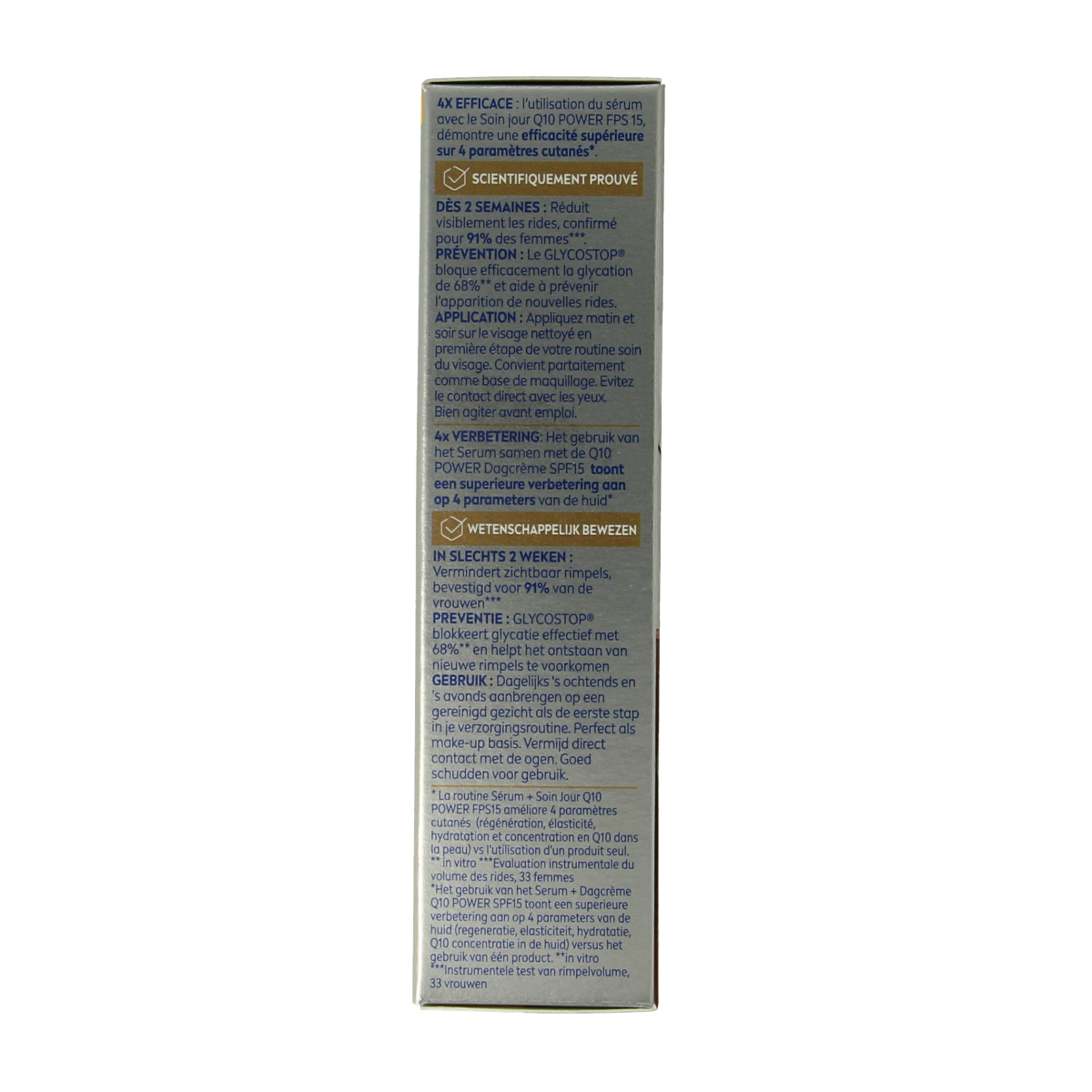 Nivea Q10 serum dual action anti rimpel 30.00 Milliliter