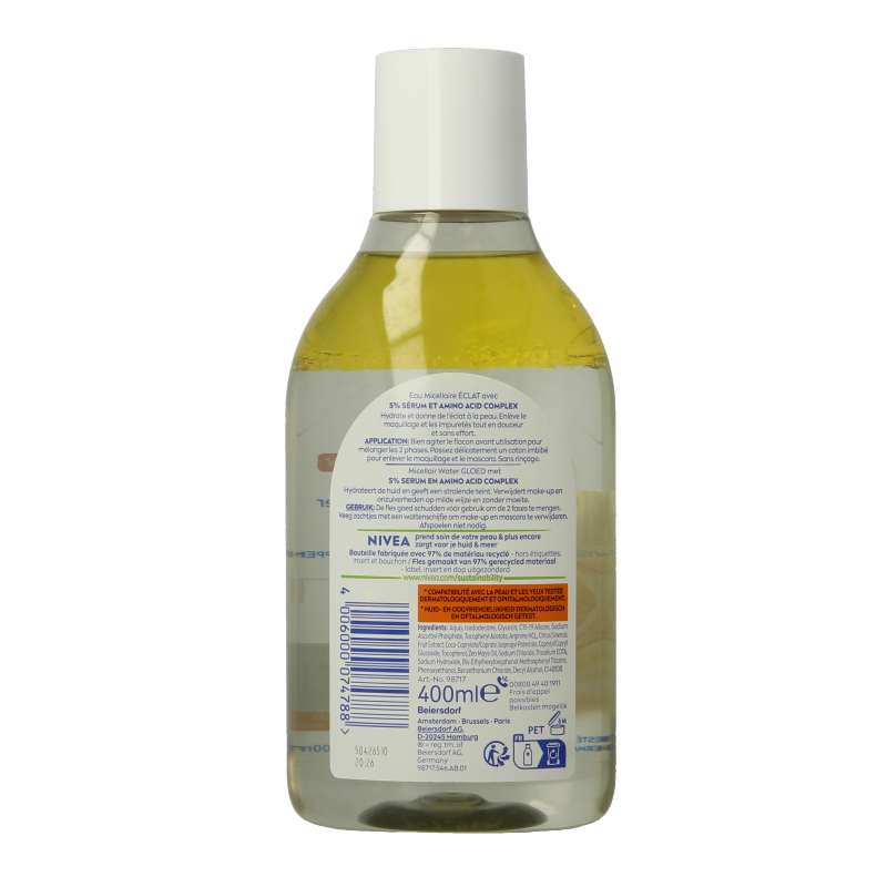 Nivea Micellair water regenerating 400.00 Milliliter