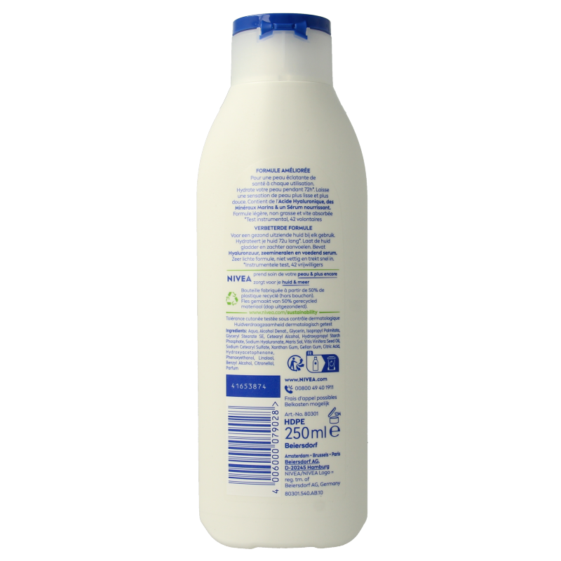 Nivea Express bodylotion 250.00 Milliliter