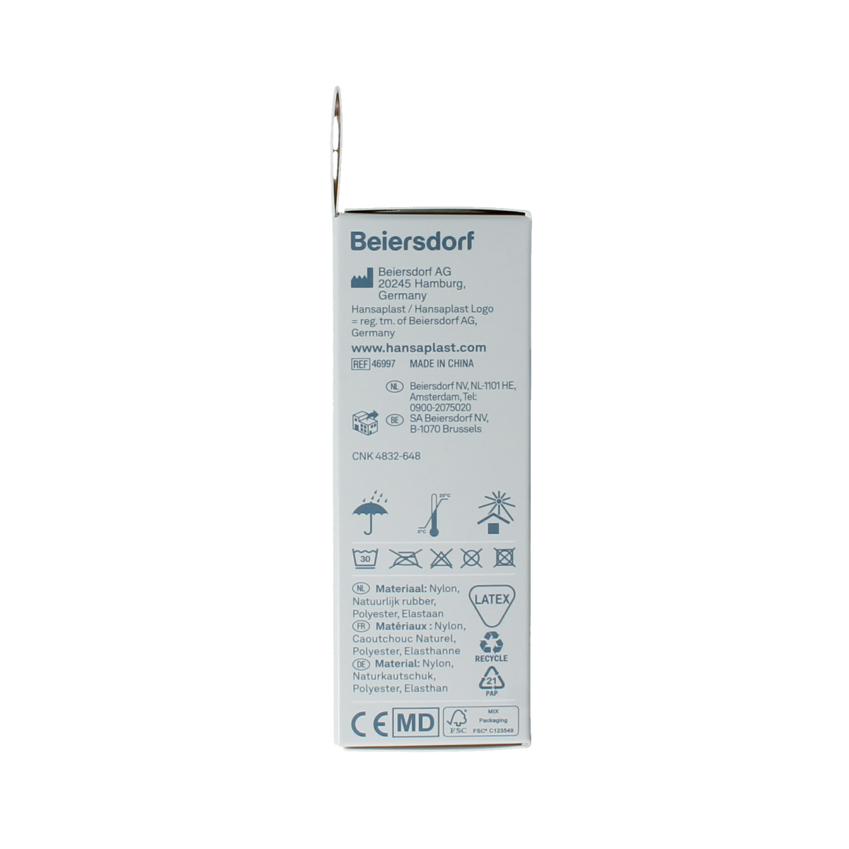 Hansaplast Sport enkel bandage S/M 1.00 Stuks