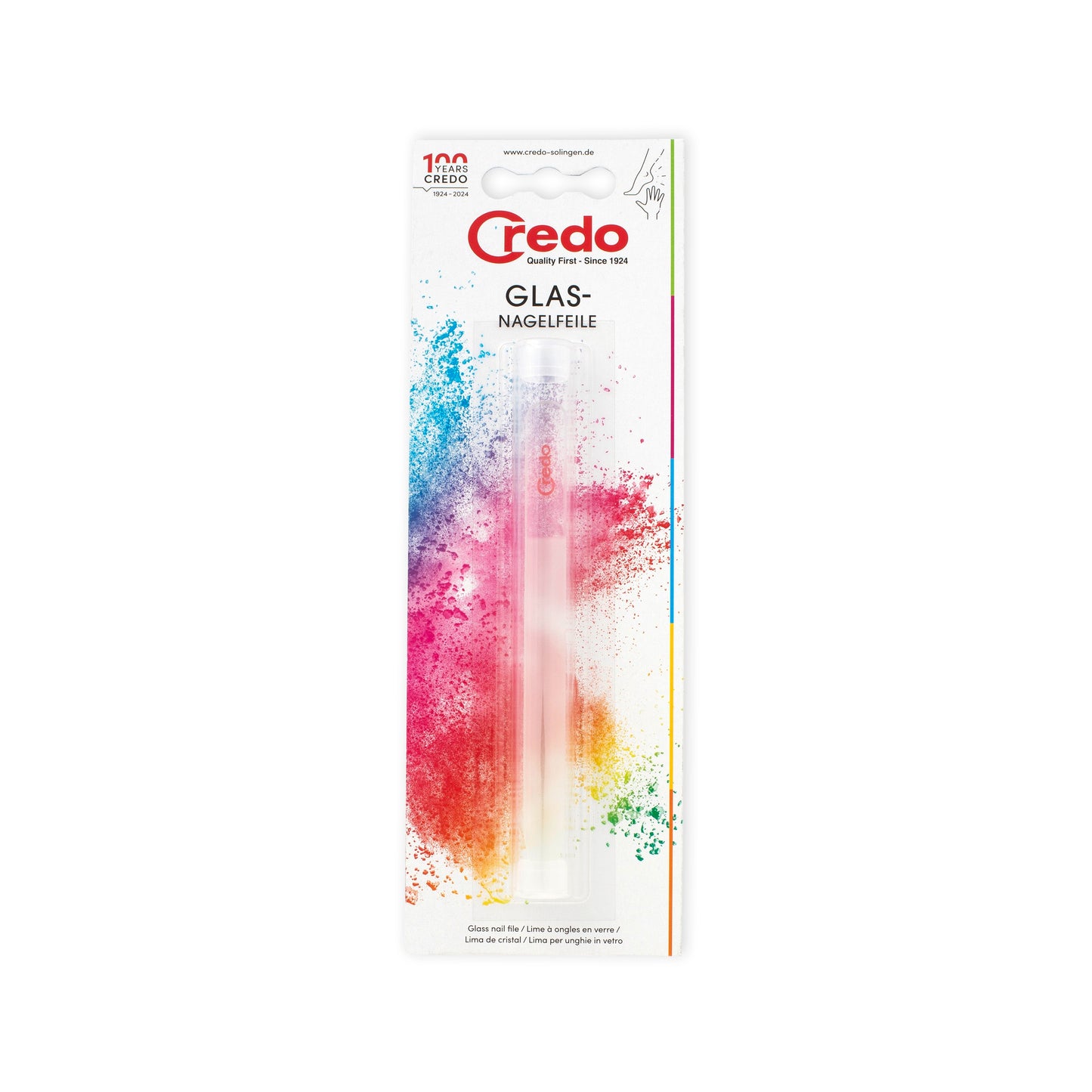Credo Glasvijl manicure 140mm 1.00 Stuks