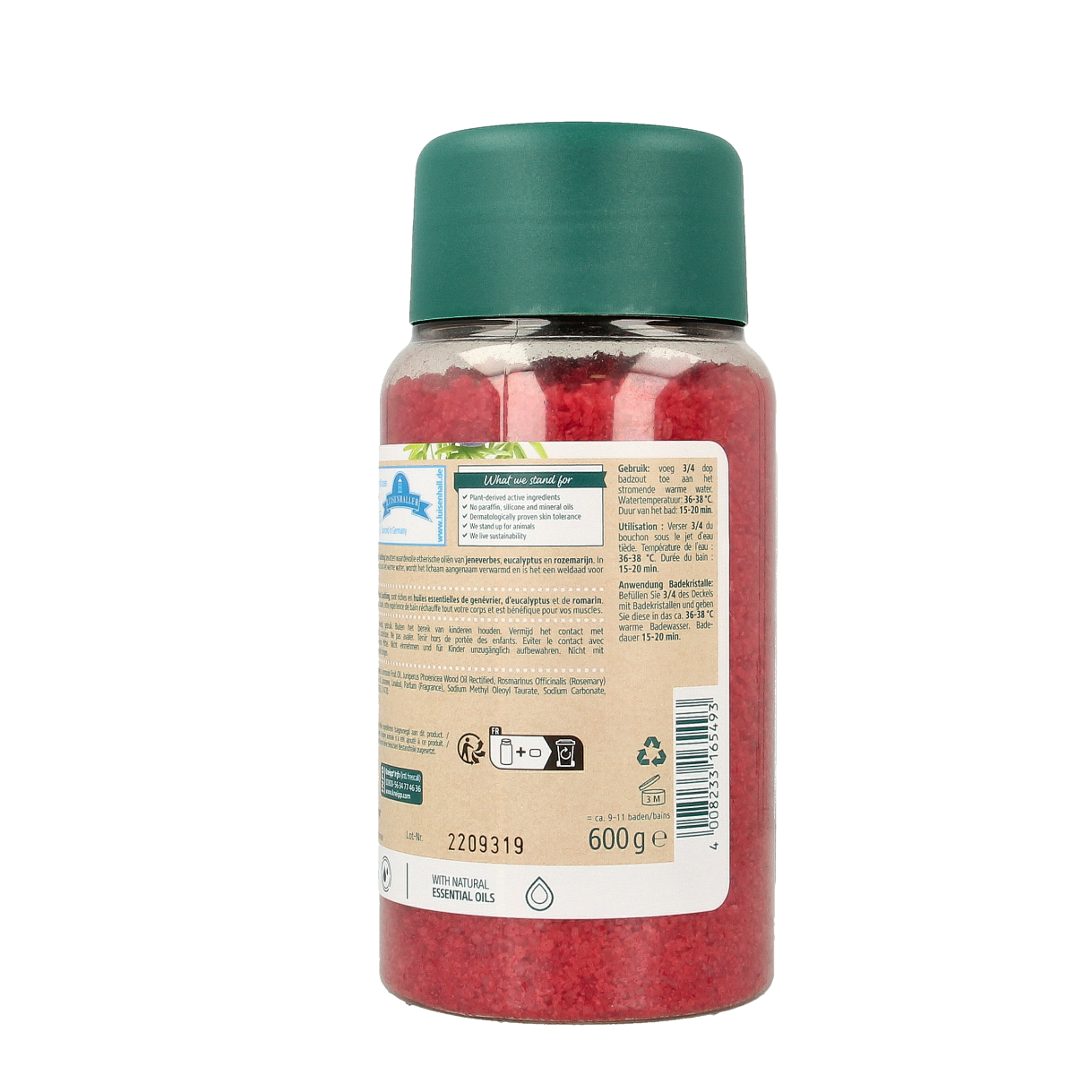 Kneipp Muscle soothing badkristallen jeneverbes 600.00 Gram