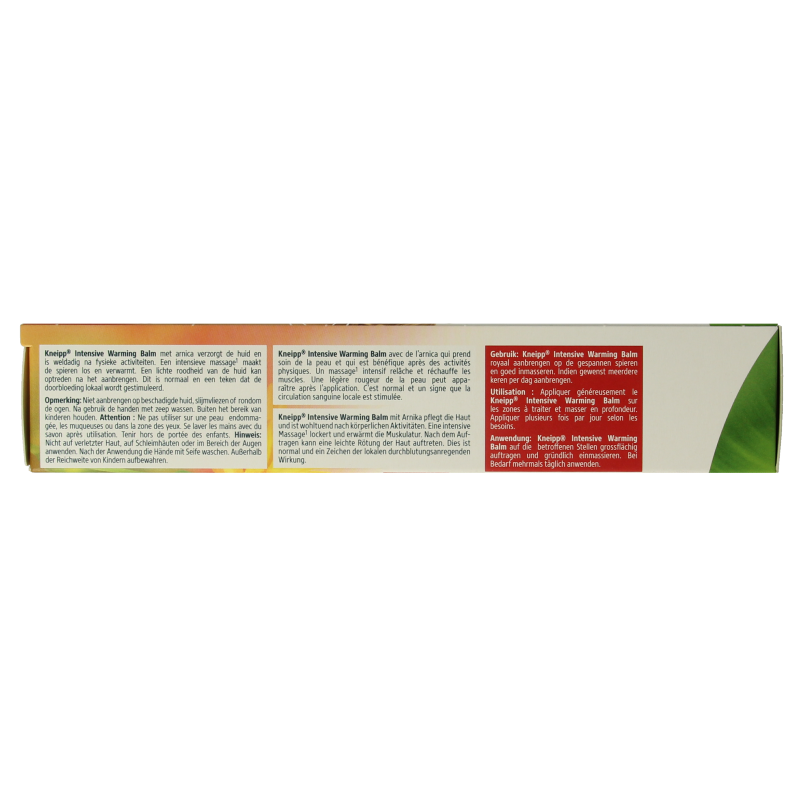 Kneipp Arnica intensive warming balm 100 Milliliter