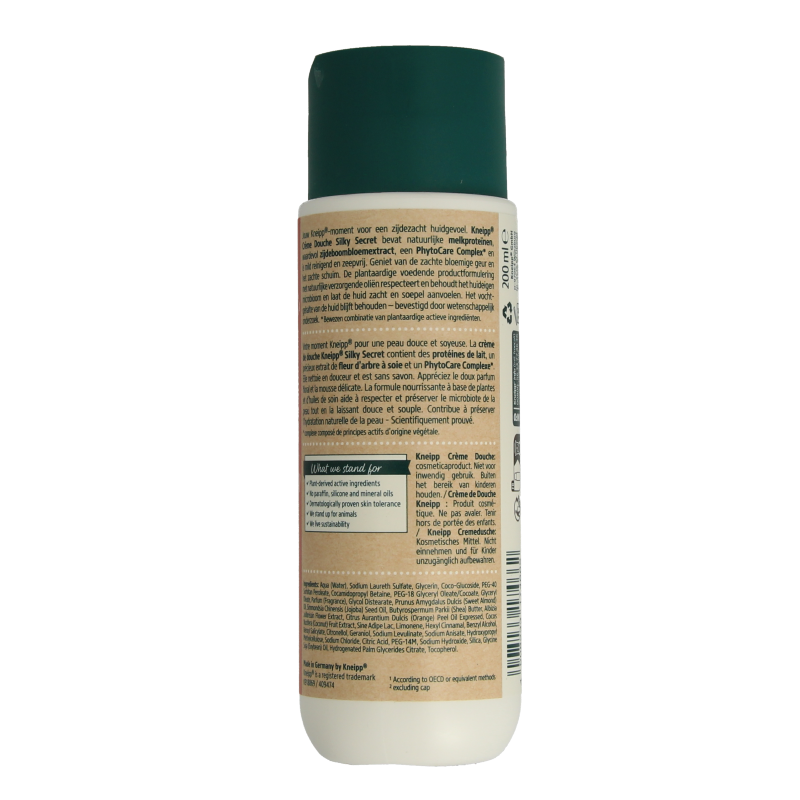 Kneipp Silky secret douche creme 200 Milliliter