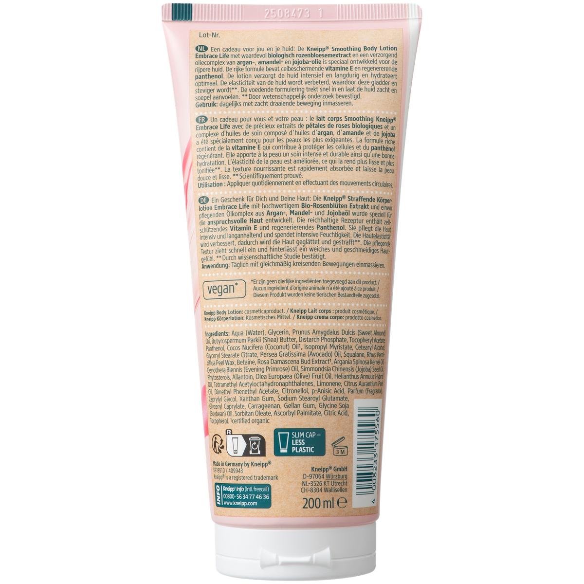 Kneipp Body lotion Embrace Life 200.00 Milliliter