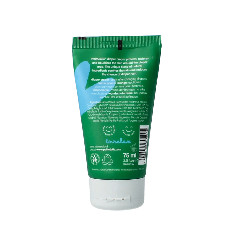 Petit & Jolie Diaper cream / zinkzalf 75 Milliliter