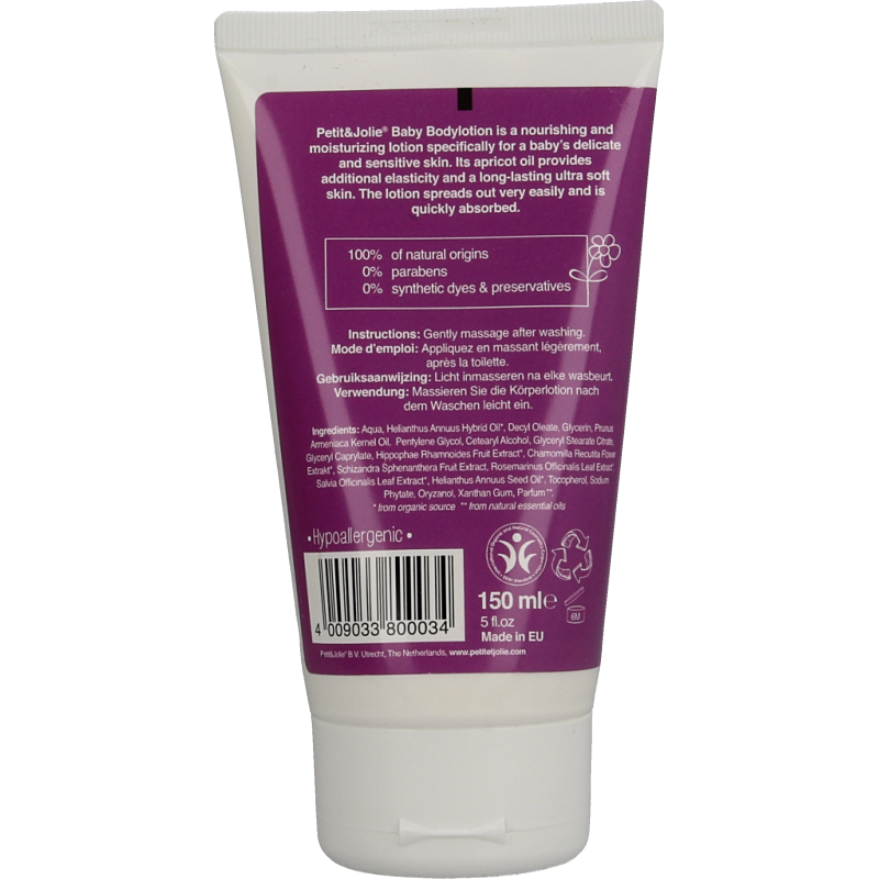 Petit & Jolie Baby bodylotion 150 Milliliter