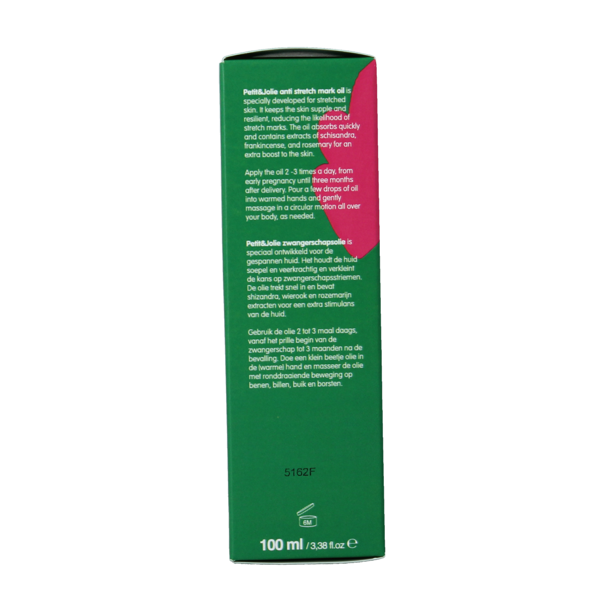 Petit et Jolie Anti striae mark oil 100.00 Milliliter