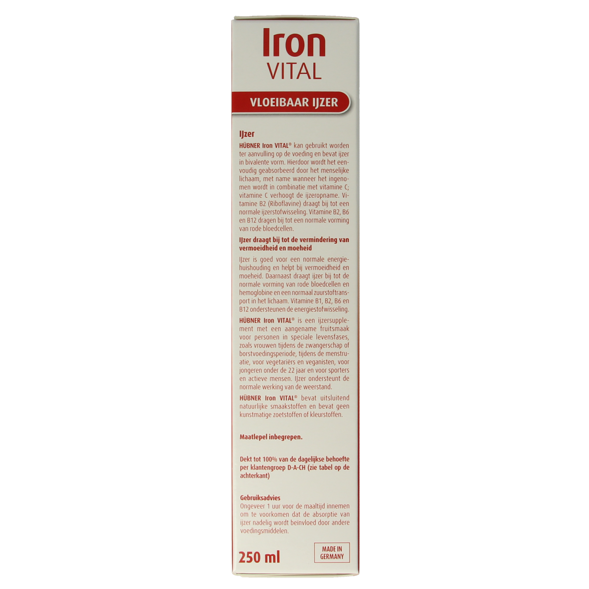 Hubner Iron vital 250.00 Milliliter