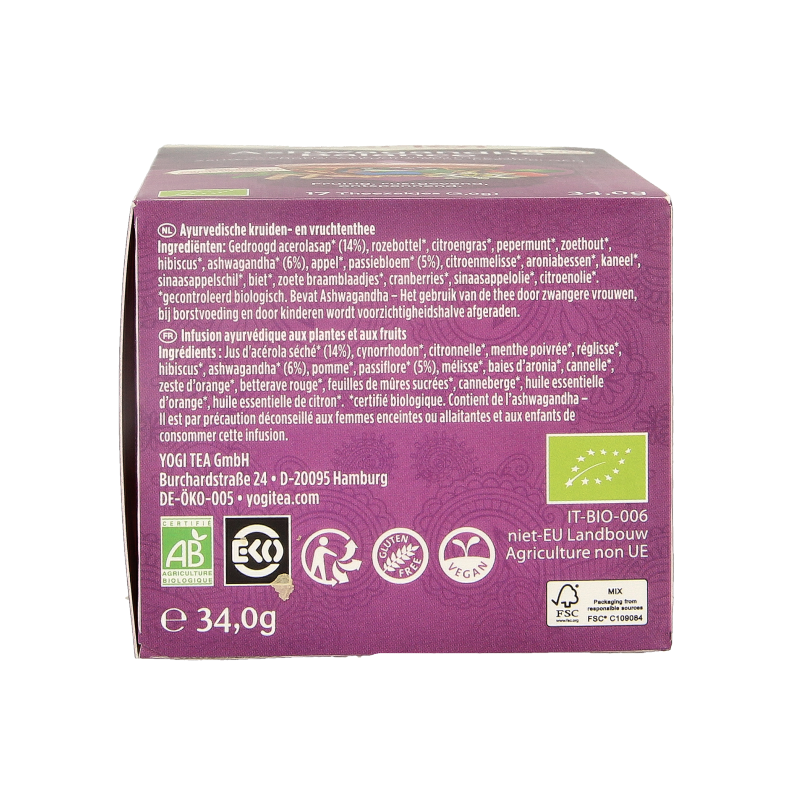 Yogi Tea Ashwagandha balance bio 17 Zakjes