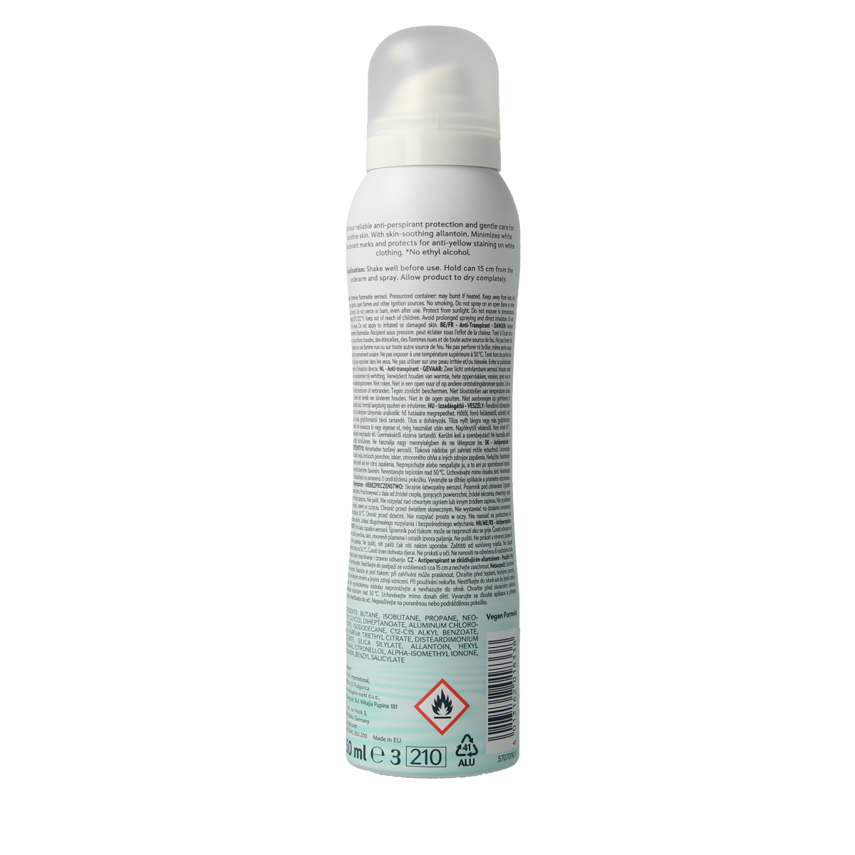 Fenjal Deodorant spray sensitive 150.00 Milliliter