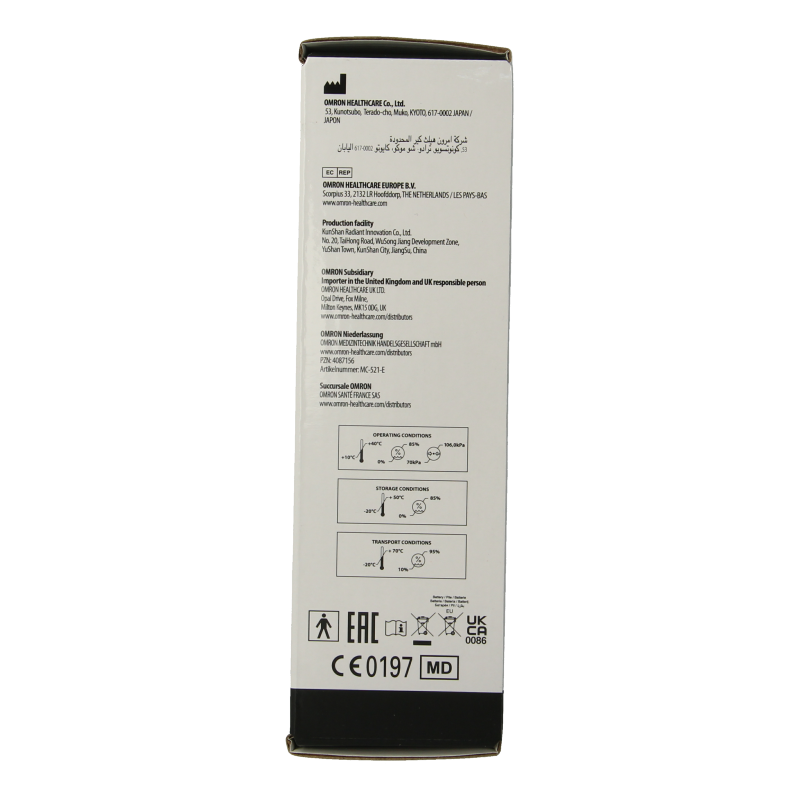 Omron Oorthermometer MC521 1 Stuks