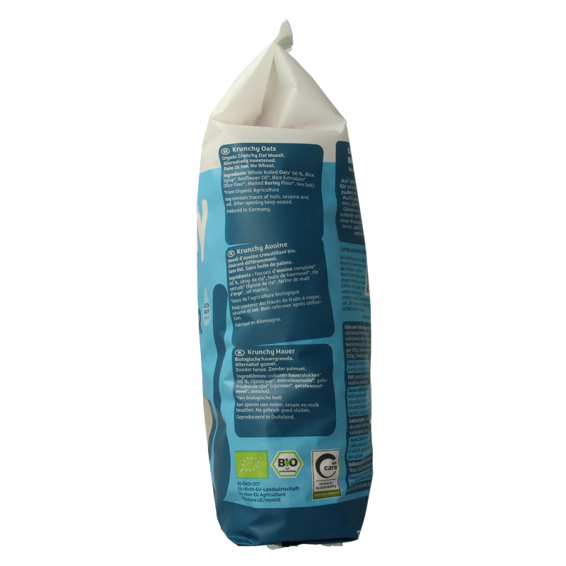 Barnhouse Krunchy pur haver zonder toegevoegde suikers bio 750 Gram