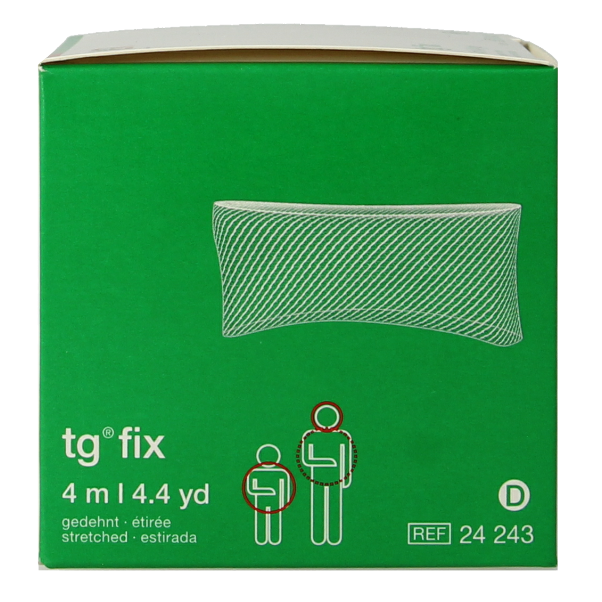 TG Fix netverband D rekbaar 4 meter hoofd/romp/klein 1.00 Stuks