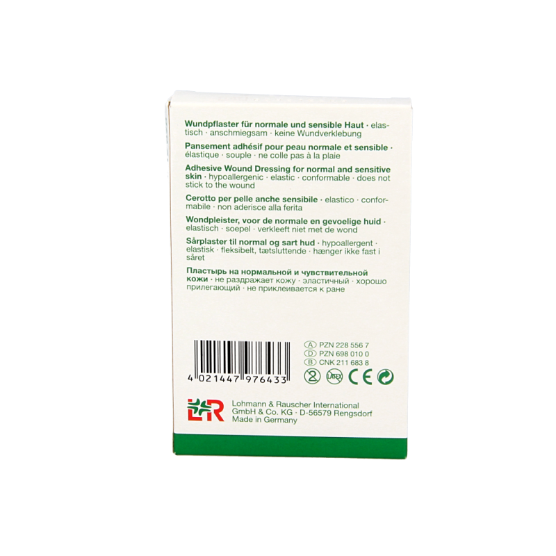 Curaplast Sensitive wondpleister 10cm x 6cm 10 Stuks