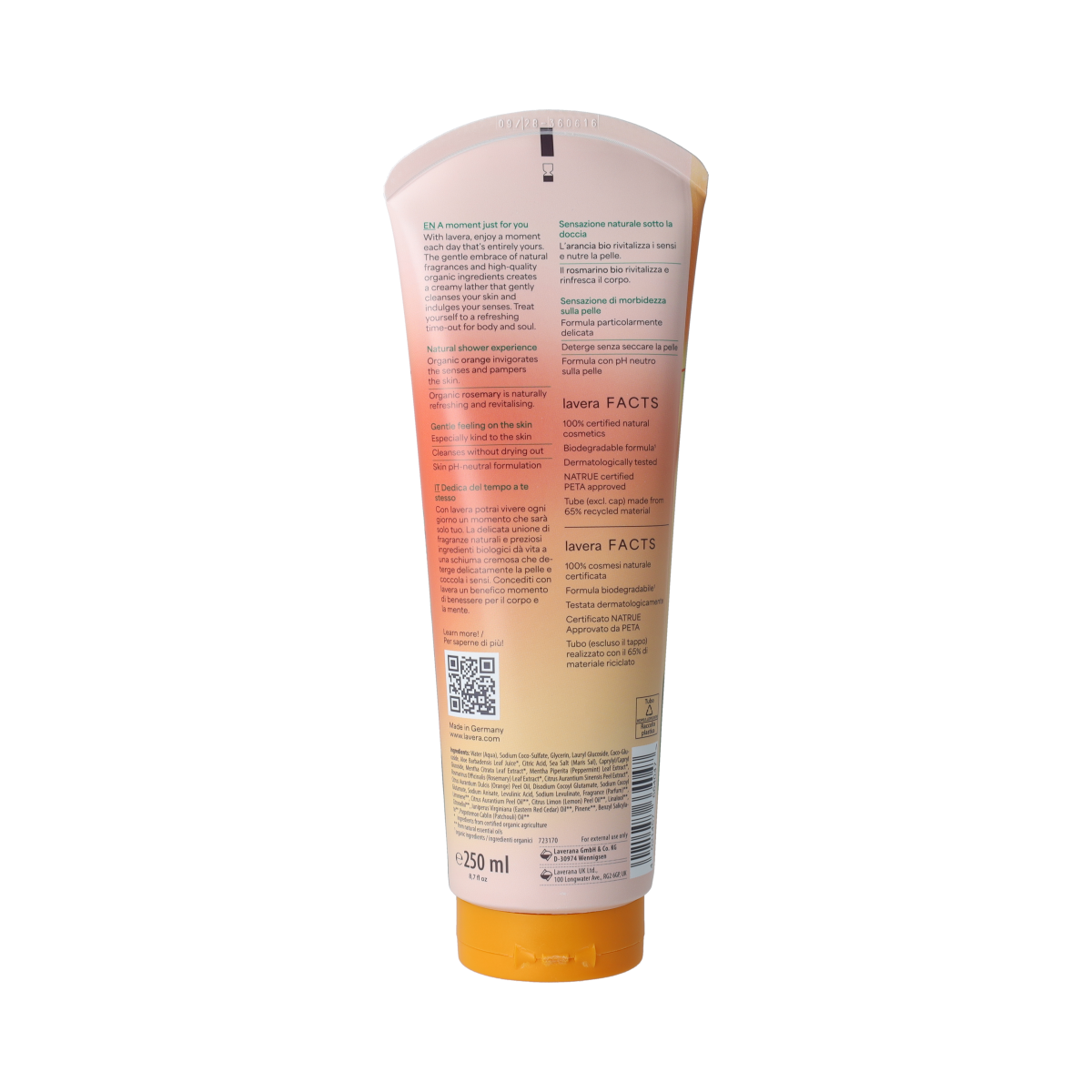 Lavera Body wash energize me 250.00 Milliliter