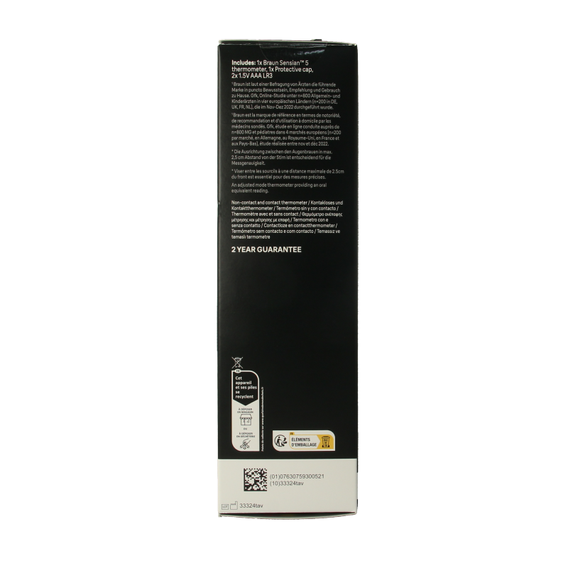 Braun Voorhoofdthermometer BNT300WE 1 Stuks