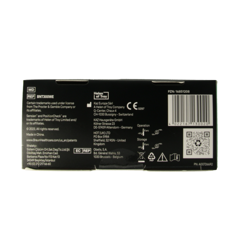 Braun Voorhoofdthermometer BNT300WE 1 Stuks