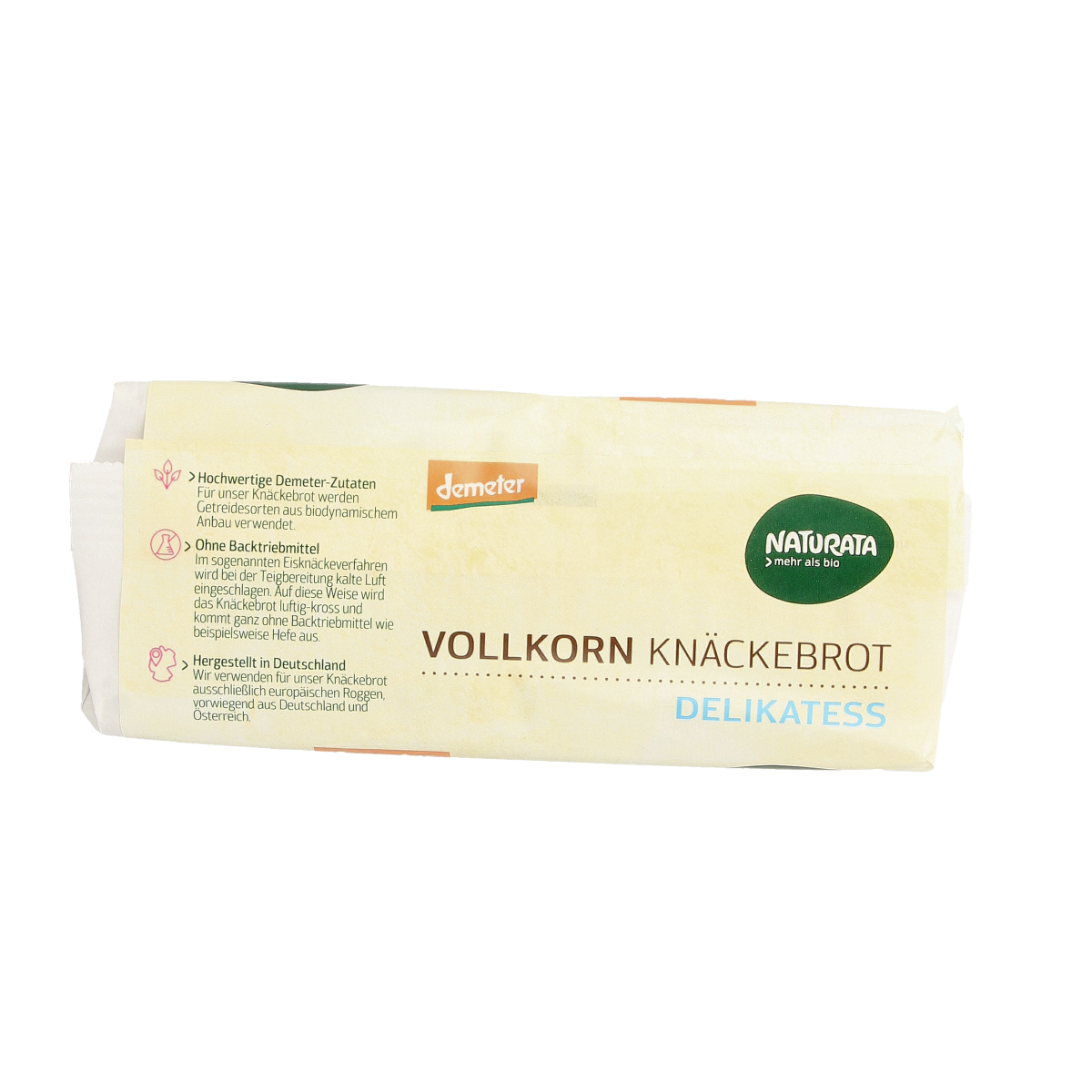 Naturata Knackebrod volkoren rogge demeter bio 250.00 Gram