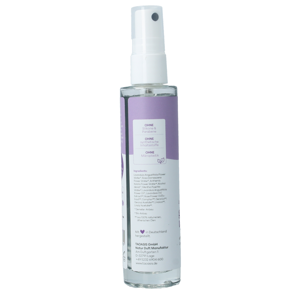 Baldini Gezichtstonic lavendel hydrolaat demeter 50.00 Milliliter