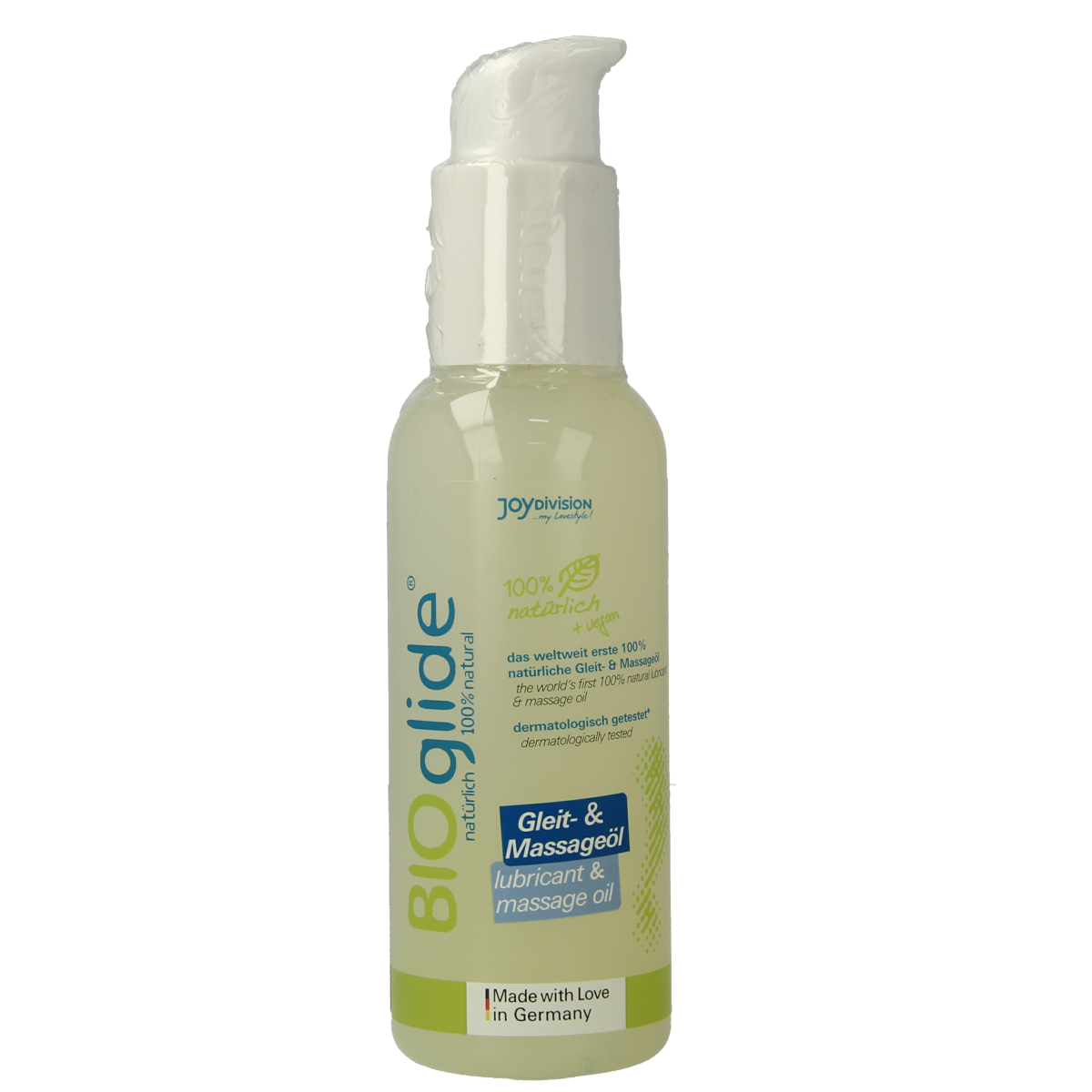 Bioglide Op=Op Glijmiddel en massageolie 125.00 Milliliter