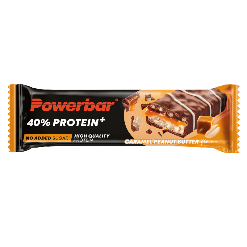 Powerbar Protein+ bar crisp caramel & peanuts 40.00 Gram