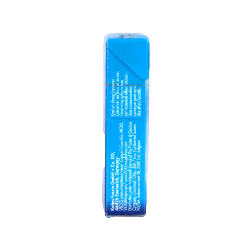 Vicks Blue menthol suikervrij box 40 Gram