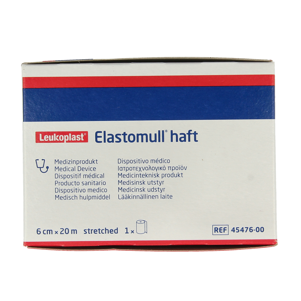 Elastomull Fixatiewindsel haft 20m x 6cm 45476 beige/wit 1.00 Stuks