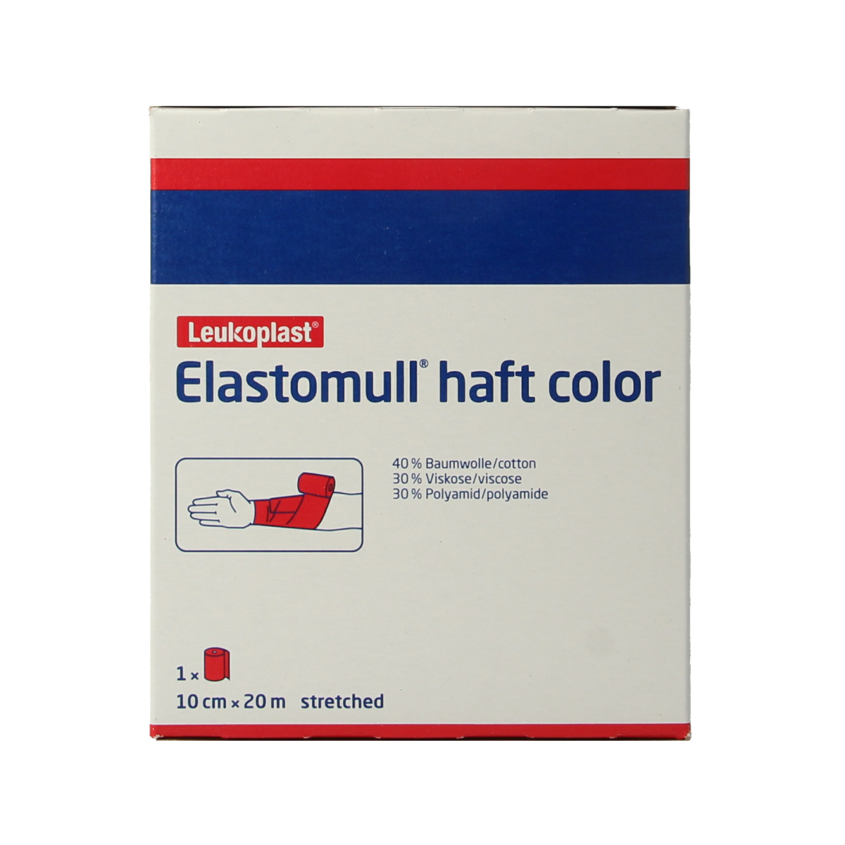 Elastomull Fixatiewindsel haft 20m x 10cm 45376 1.00 Stuks