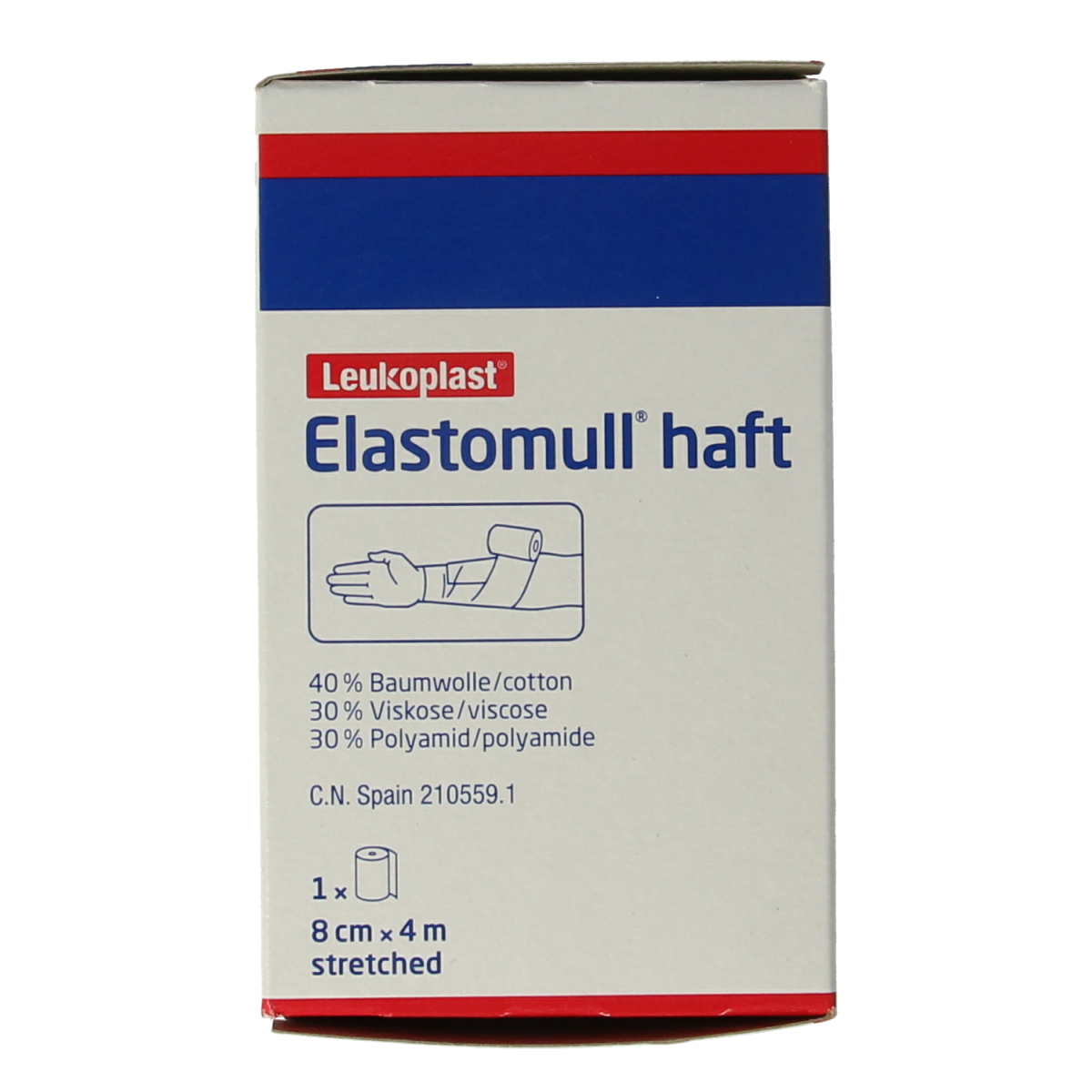 Elastomull Fixatiewindsel haft 4m x 8cm 45472 1.00 Stuks