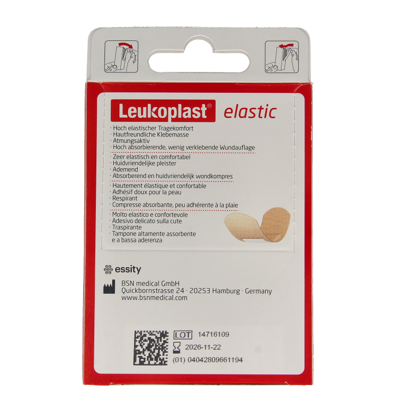 Leukoplast Pleister elastic mix 40 Stuks