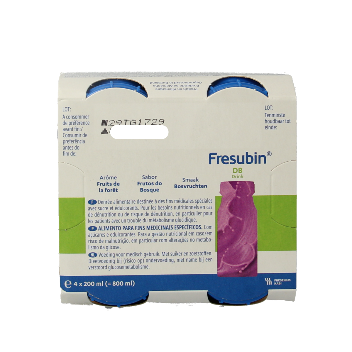 Fresubin DB drink bosvruchten 200ml 4.00 Stuks