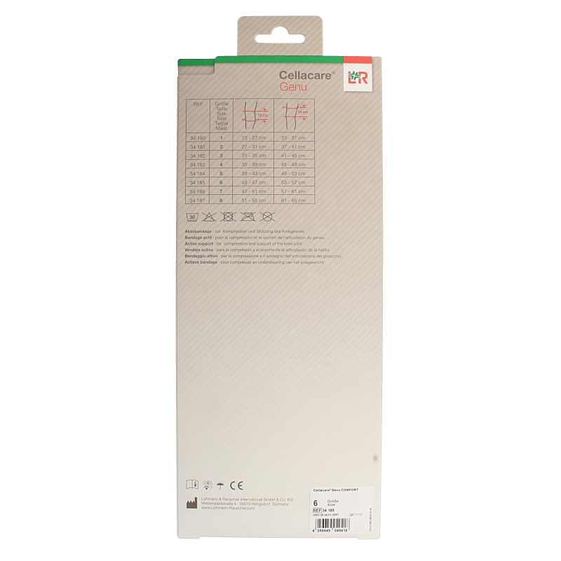 Cellacare Genu comfort kniebandage maat 6 1.00 Stuks