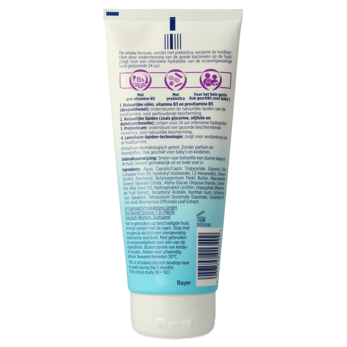Bepanthen Eczeemgevoelige huid creme 200.00 Milliliter