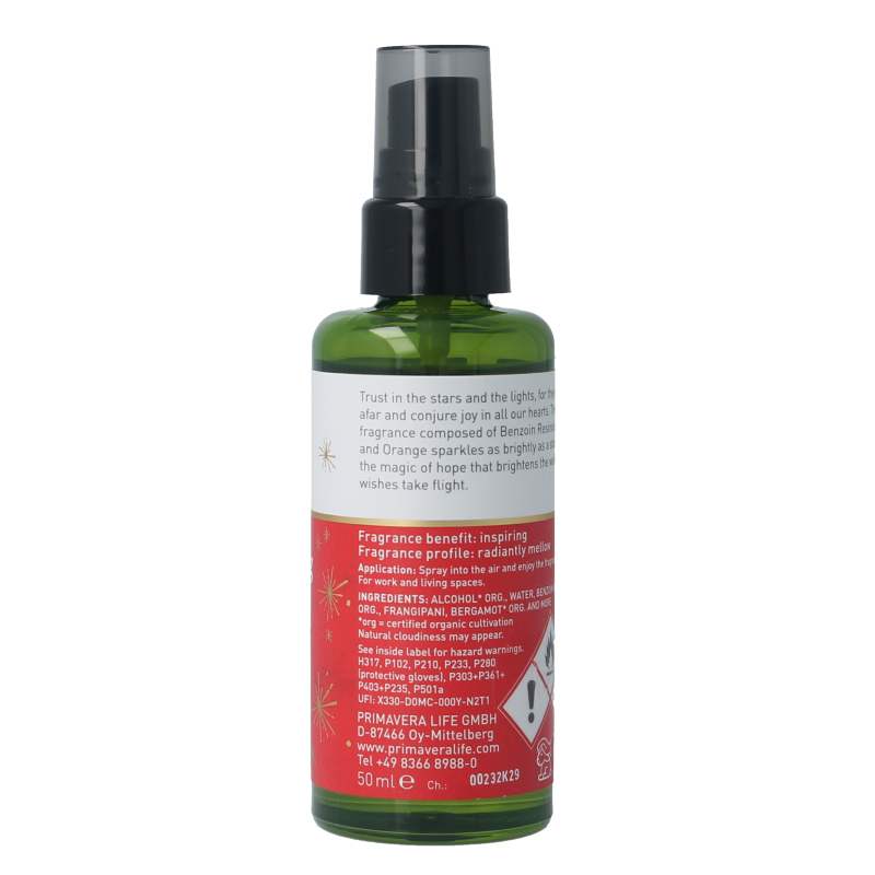 Primavera Roomspray twinkling light bio 50 Milliliter