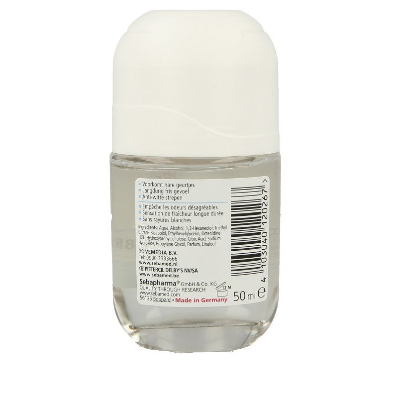 Sebamed Deodorant roller neutraal 50.00 Milliliter