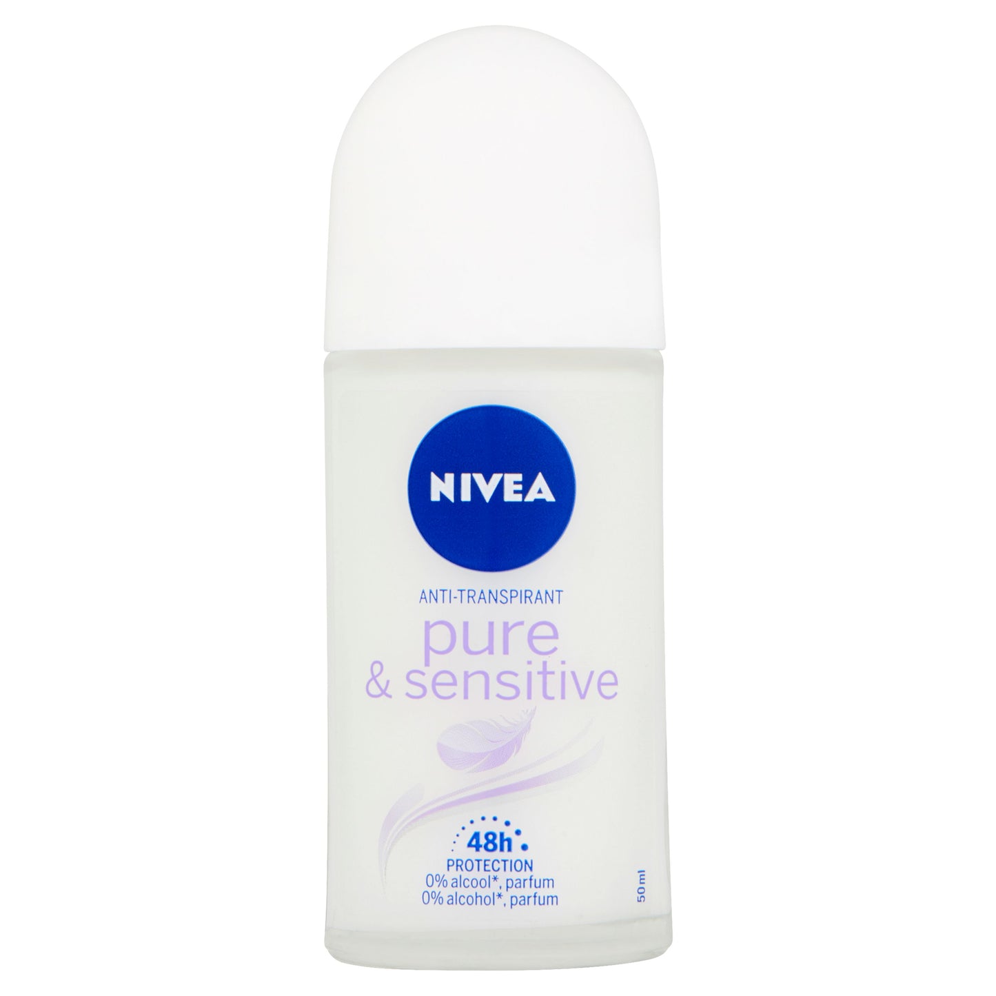 Nivea Deodorant roller sensitive & pure 50.00 Milliliter