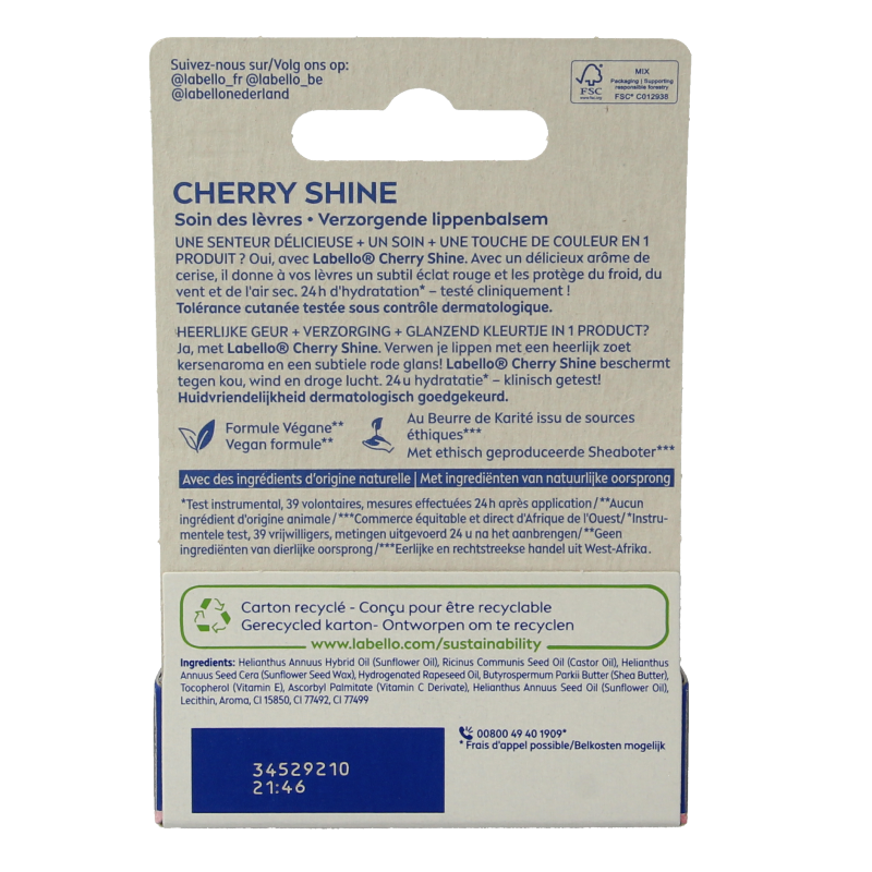 Labello Cherry blister 4.8 Gram
