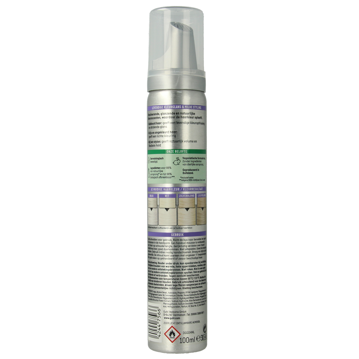Guhl Color form mousse 98 zilverblond 100.00 Milliliter