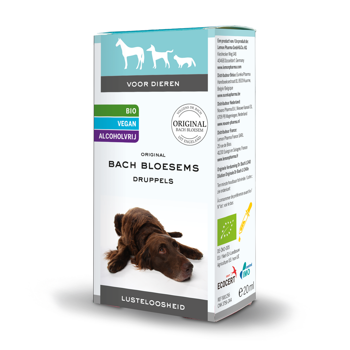 Bach Bloesem Bach bloesem dier lusteloosheid bio 20.00 Milliliter