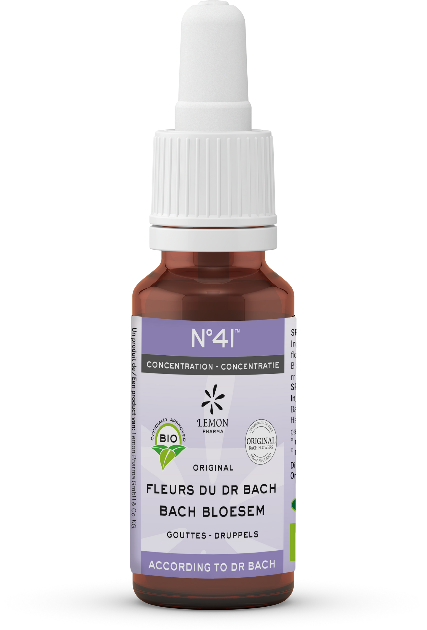 Bach Bloesem Bach bloesems mengeling 41 concentratie bio 20.00 Milliliter